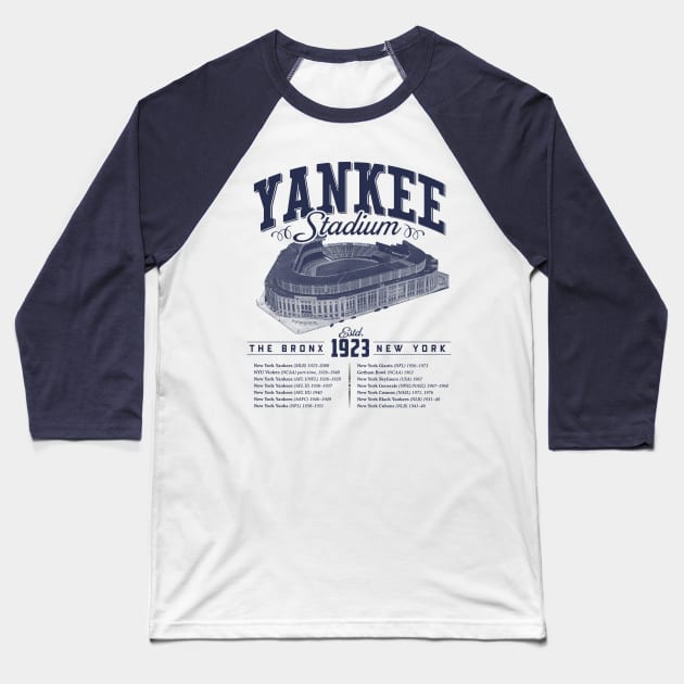 Yankee Stadium Baseball T-Shirt by MindsparkCreative